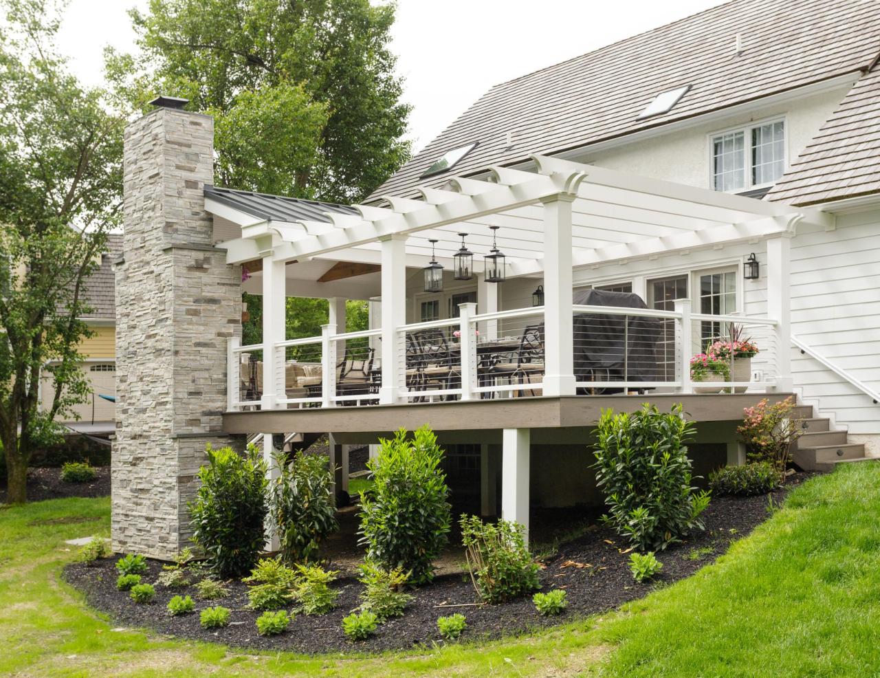 Pergola Attached To House Front Porches