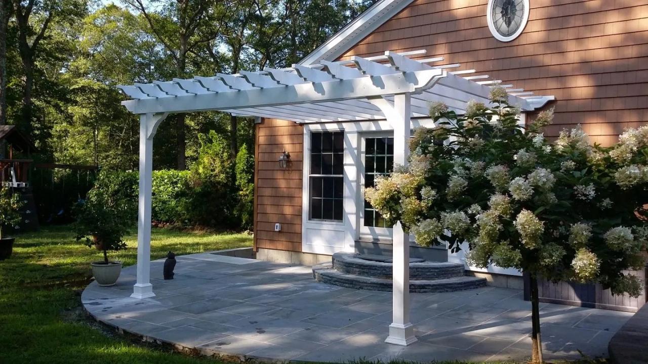 Pergola Attached To House Front Porches