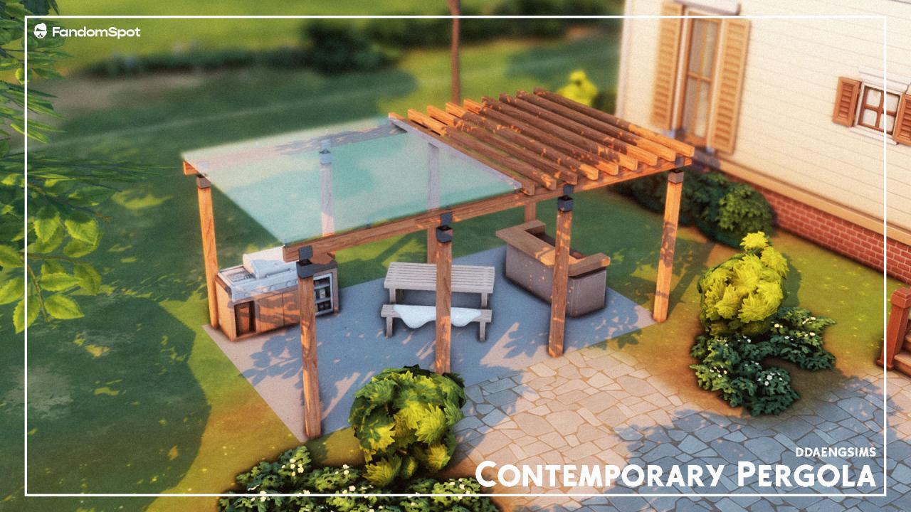 Sims 4 Cc Pergola Patreon