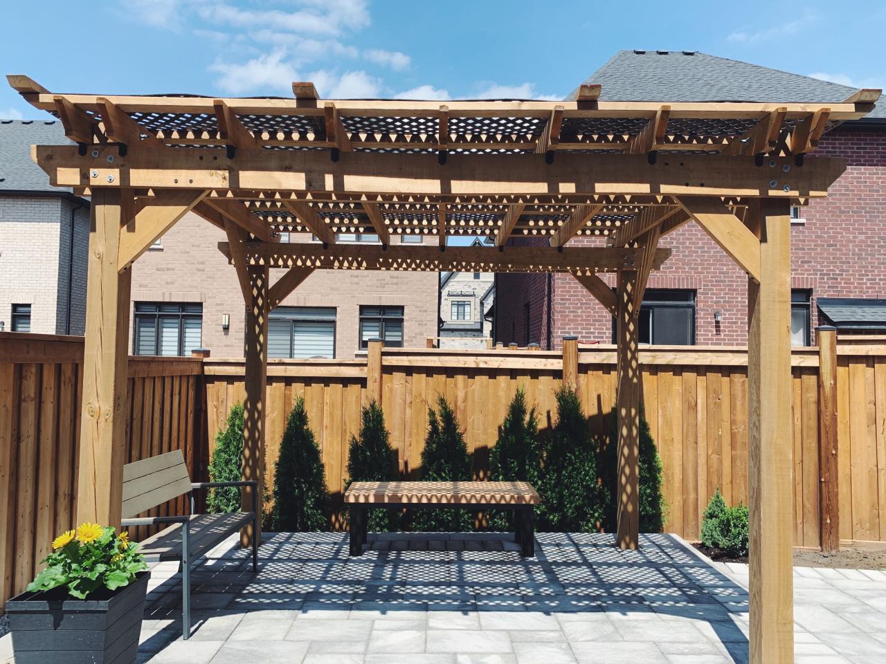 8x10 Pergola Ideas