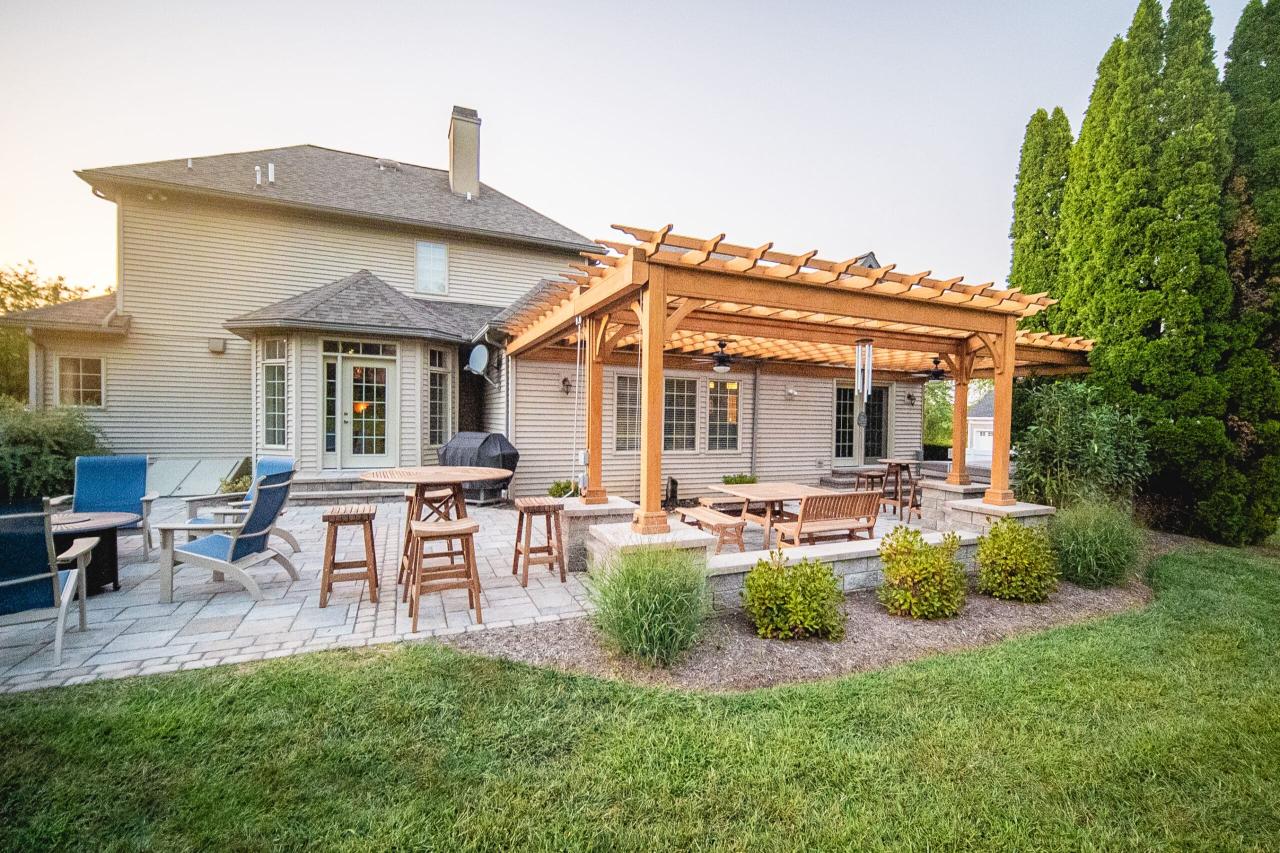 Pergola Attached To House Front Porches