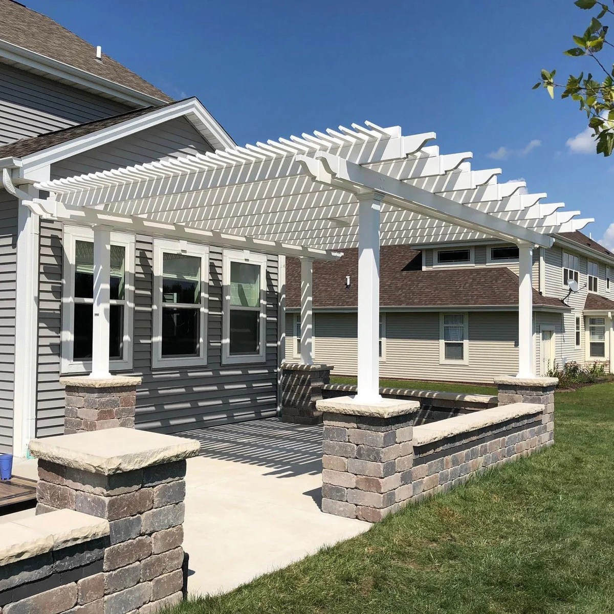 Pergola Attached To House Front Porches