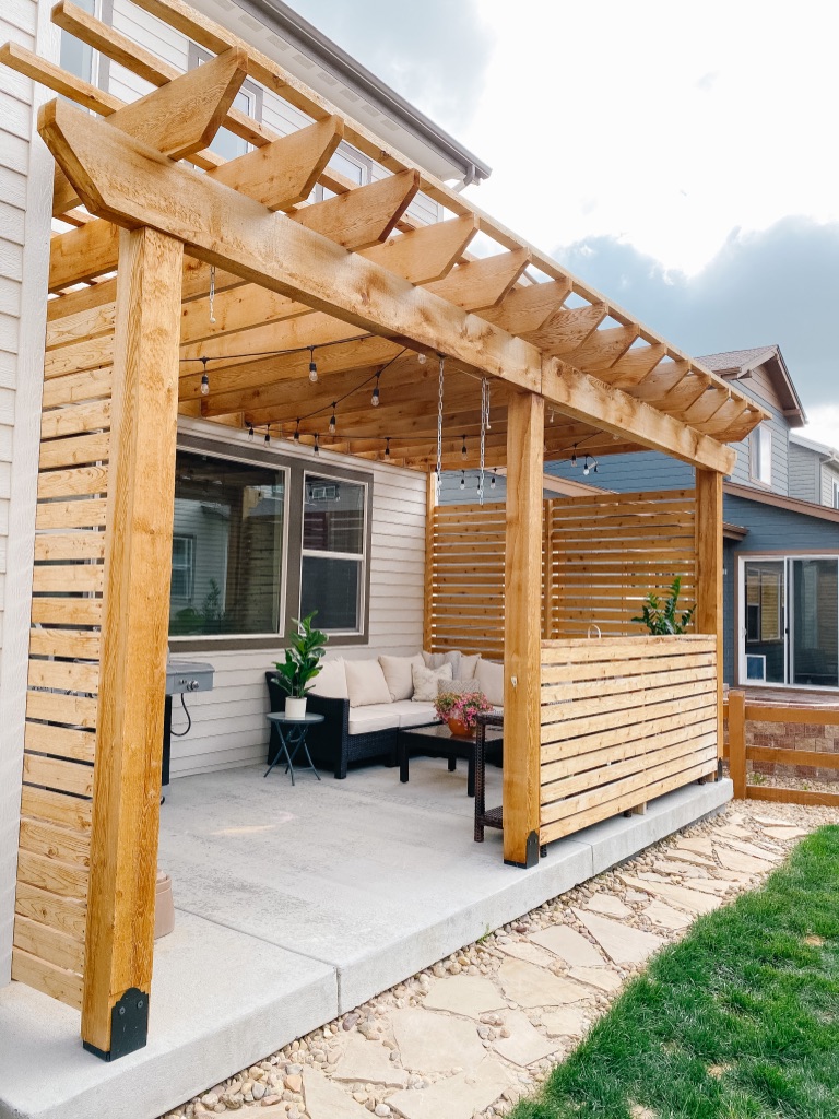 Pergola Attached To House Front Porches