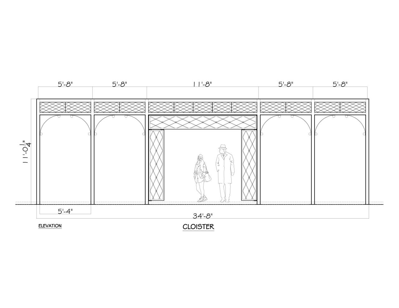 Pergola Elevation