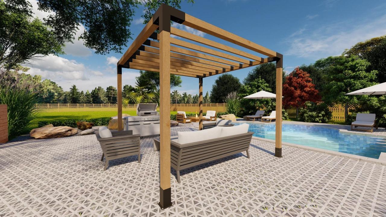 8x10 Pergola Ideas