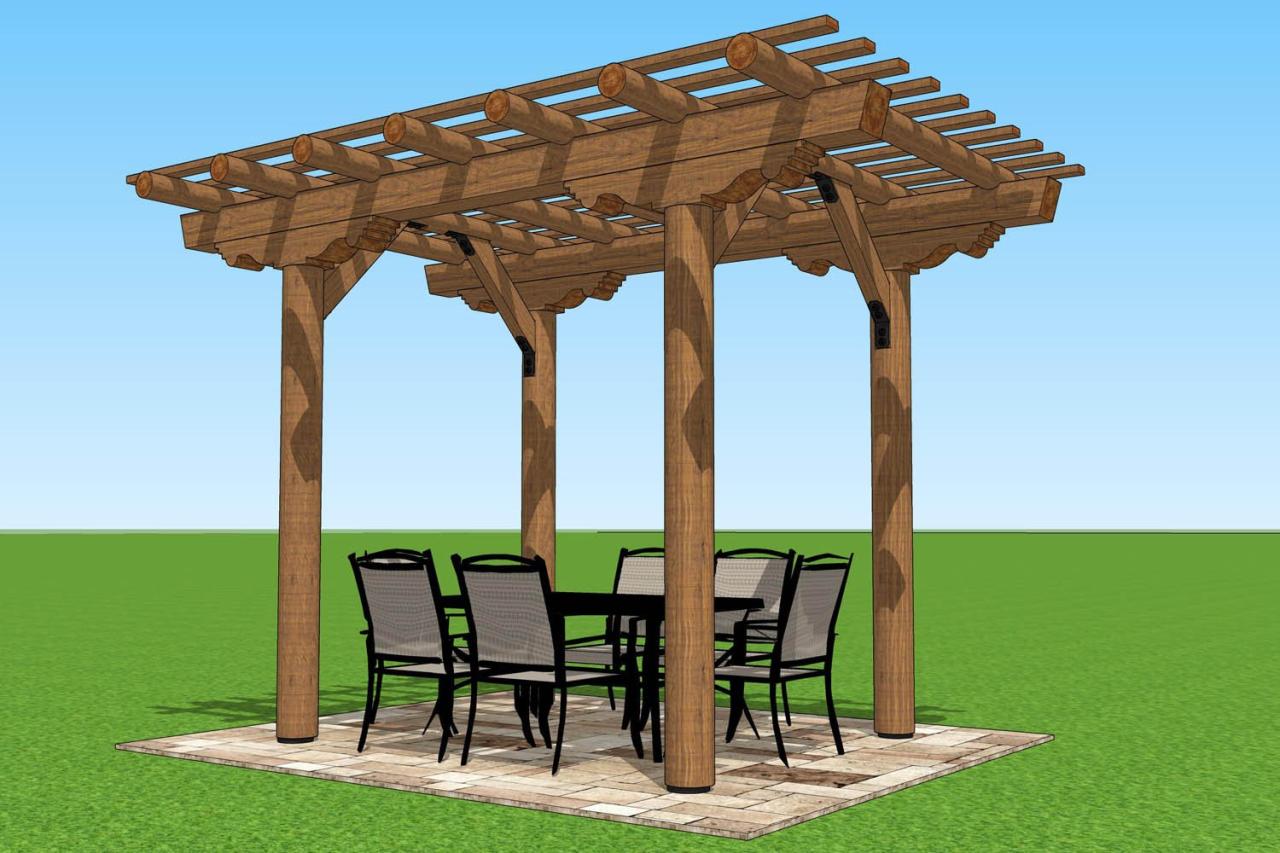 8x10 Pergola Ideas